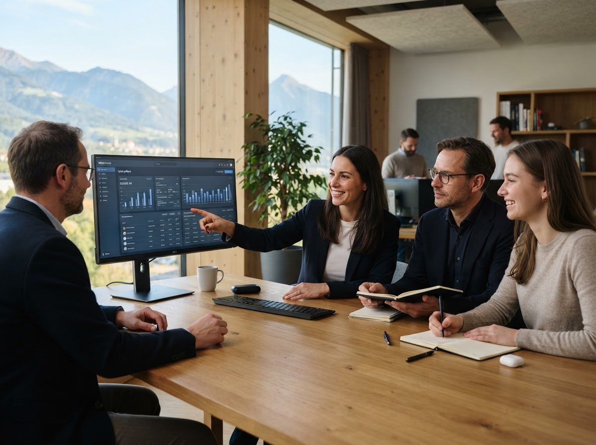 Valoris Invest Team bei der Arbeit an Datenmodellen für Vorsorgeplanung